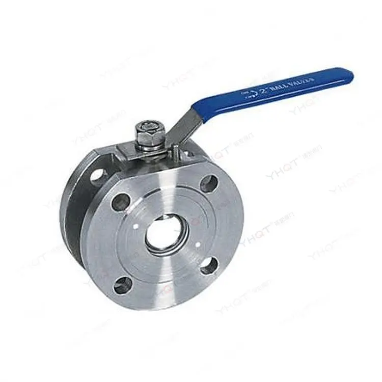 对夹式薄型球阀